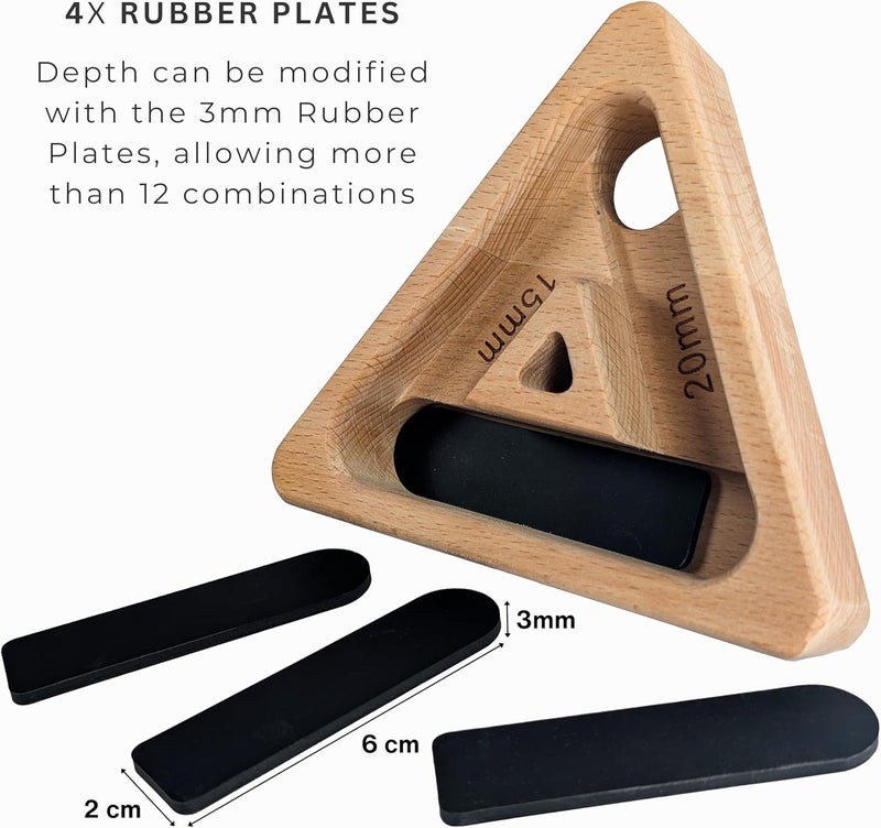 Bellaroca Store ® | Portable Climbing Hangboards for Climbing Training, Professional Climbing Boards for Finger Strenght in Rock Climbing and Bouldering - Image 3